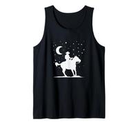 Cowboy Devant Le Ciel Nocturne Débardeur