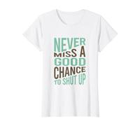Cowboy drôle : ne manquez jamais Une Bonne Chance de se taire T-Shirt Graphique avec Valeur