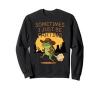 Cowboy Frog Parfois, Je suis Juste en Train de péter Meme Sweatshirt