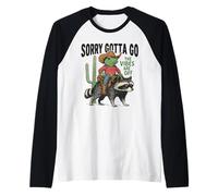 Cowboy-Frog Riding Raton Laveur - Gotta Go, The Vibes are Off Manche Raglan