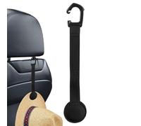 Cowboy Hat Holder For Truck - PU Leather Magnetic Hat Clip For Vehicle Headrest | Strong Cap & Bag Organizer For Car Seatback, SUV, RV, Truck, Travel, Home, Wall, Door, Entryway