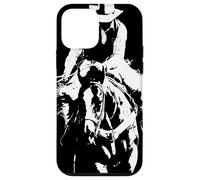 Cowboy Horseback Lasso Silhouette Western Rodéo Cowboy on Coque pour iPhone 12 Mini