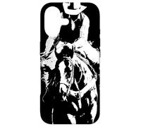 Cowboy Horseback Lasso Silhouette Western Rodéo Cowboy on Coque pour iPhone 17
