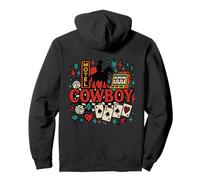 Cowboy Motel Cartes porte-bonheur rétro Motif western Sweat à Capuche