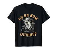 Cowboy Opossum Western Country Possum Go On Now Get Git T-Shirt