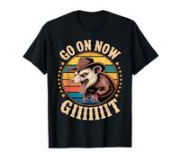 Cowboy Opossum Western Country Possum Go On Now Get Git T-Shirt