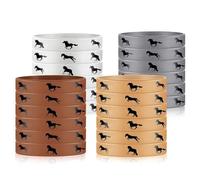 Cowboy Party Horse Silicone Bracelets 20 Pcs Bracelets en Caoutchouc sur Le Thème des Chevaux Favors Favors Favors Goodie Favori