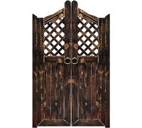Cowboy Porte battante pour bar et cuisine 91,4 x 71,1 cm Saloon Café Demi-taille Cloison rustique Décoration d'intérieur pour salon et salle de bain Maison élégante