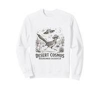 Cowboy Roadrunner rétro UFO Desert Cosmos Alien Sweatshirt