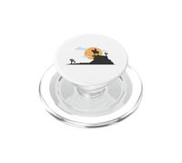 Cowboy Solitaire Devant la Lune du désert PopSockets PopGrip pour MagSafe
