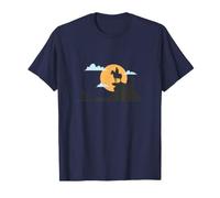 Cowboy Solitaire Devant la Lune du désert T-Shirt