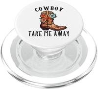 Cowboy Take Me Away Chemises pour Femmes Cowgirl Country Music PopSockets PopGrip pour MagSafe