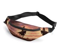 Cowboy West Sac banane pour femme et homme Sac banane pour homme Sac banane pour femme Sac banane pour homme Petit sac banane pour femme Style 36 x 15 cm, Style :, 36*15cm