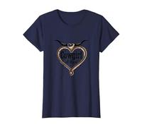 Cowgirl at Heart Western Rodeo Lasso Love Longhorn T-Shirt, Femme, Bleu Marine, XXL