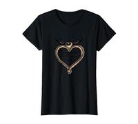 Cowgirl at Heart Western Rodeo Lasso Love Longhorn T-Shirt, Femme, Noir, 3XL