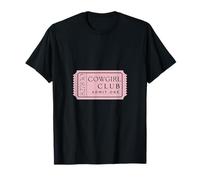 Cowgirl Club/Ticket de rodéo/Let's Go Cowgirls/Country T-Shirt