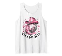 Cowgirl Disco Outfit Rodeo Bachelorette Party Let's Go Girls Débardeur