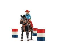 Cowgirl et Tonneaux de Racing - 42576 - Gamme Farm World