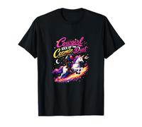 Cowgirl Kick Up The Cosmic Dust Unicorn Wrangler T-Shirt