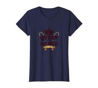 Cowgirl Queen of The Ranch Western Royalty Est. 1873 T-Shirt, Femme, Bleu Marine, XL