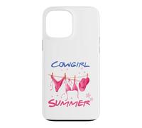 Cowgirl Summer Beach Vacation Maillots de Bain Coque pour iPhone 13 Pro Max