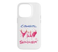 Cowgirl Summer Beach Vacation Maillots de Bain Coque pour iPhone 14 Pro