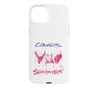 Cowgirl Summer Beach Vacation Maillots de Bain Coque pour iPhone 15 Plus