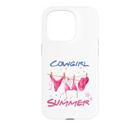 Cowgirl Summer Beach Vacation Maillots de Bain Coque pour iPhone 15 Pro