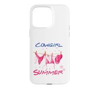 Cowgirl Summer Beach Vacation Maillots de Bain Coque pour iPhone 15 Pro Max