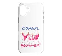 Cowgirl Summer Beach Vacation Maillots de Bain Coque pour iPhone 16 Plus