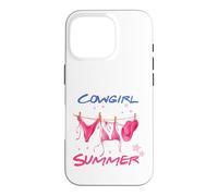Cowgirl Summer Beach Vacation Maillots de Bain Coque pour iPhone 16 Pro