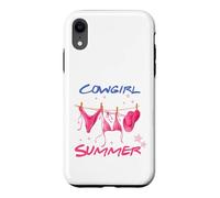 Cowgirl Summer Beach Vacation Maillots de Bain Coque pour iPhone XR