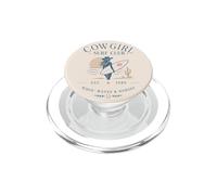 Cowgirl Surf Club Western Surfer Waves Chevaux Rodéo PopSockets PopGrip pour MagSafe