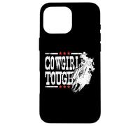 Cowgirl Tough Shirt Cowgirl Shirt Tough Cow Girl Coque pour iPhone 16 Pro Max