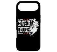 Cowgirl Tough Shirt Cowgirl Shirt Tough Cow Girl Coque pour iPhone Air