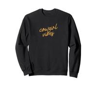 Cowgirl Vibes, écriture Minimaliste du sud-Ouest Sweatshirt