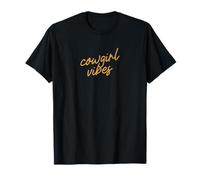 Cowgirl Vibes, écriture Minimaliste du sud-Ouest T-Shirt