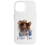 Cowgirl Vibes Melanin Cowgirls African American Coque pour iPhone 14