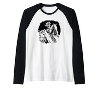 Cowgirl Western Vintage avec cheval cheval classique Manche Raglan