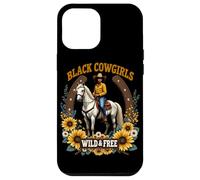Cowgirls Noires - Filles occidentales Afro-américaines Sauvages et Libres Coque pour iPhone 12 Pro Max