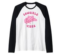 Cowgirls Vibes Hat Let's Go Girls Western Rodeo Cowgirls Manche Raglan