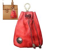 Cowhide Purse - Leather Purse | Drawstring Purse | Leather Drawstring Coin Purse, Coin Organizer for Men & Women, Durable Leather Purse for Long-Lasting Use, Small Pouch for Keys and Coinss
