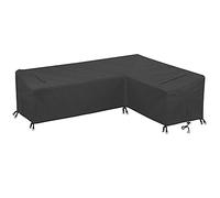 Cowhilan Housses pour Mobilier de Jardin, 270×210×90cm Housses de Meubles en Forme de L Imperméable Protection Solaire Housse de Protection Meubles Gauche Long- Droit Court