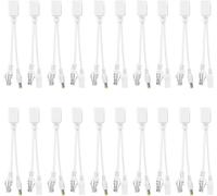 Cowi-10 Paires De Caméras Ip Câble Poe Rj45 Adaptateur Alimentation Par Câble Ethernet Injecteur + Répartiteur Cc 12 V