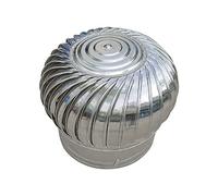 Cowl de cheminée en rotation, acier inoxydable 304, bouchons de cheminée de cheminée, ventilateur, turbine, étanche, aucun assemblage requis, pour le stockage de cheminée, les évents de toit (250 mm