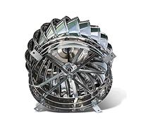 Cowl de cheminée en rotation, acier inoxydable 304, ventilateur, turbine, tuyaux de toit de cotons-cordons, résistant aux intempéries, petits animaux et débris n'entrera pas dans la maison,
