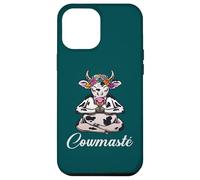 Cowmasté Méditant Drôle de Vache Yoga Coque pour iPhone 12 Pro Max