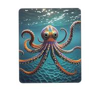 COWMGHLDFL Tapis de souris géant en forme de pieuvre pour souris sans fil, tapis de clavier d'ordinateur avec tapis de bureau en caoutchouc antidérapant, tapis de bureau carré pour ordinateur portable