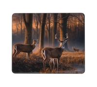 COWMGHLDFL Tapis de souris pour souris sans fil, tapis de clavier d'ordinateur avec caoutchouc antidérapant, tapis de bureau carré pour bureau et ordinateur portable, 21,1 x 26,2 cm