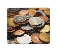 COWMGHLDFL Tapis de souris pour souris sans fil, tapis de clavier d'ordinateur avec caoutchouc antidérapant, tapis de bureau carré pour bureau et ordinateur portable, 21,1 x 26,2 cm